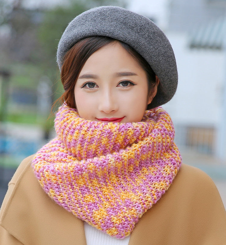 Damen Winter Schal Warm | Dick gestrickter Kuschelschal
