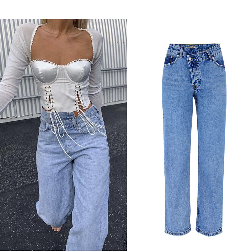 Women's Flared Denim Jeans | Elegant Trumpet Leg Jeans