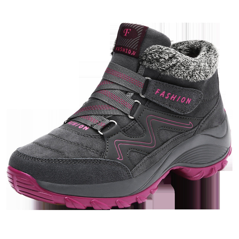 Damen Wanderstiefel Echtleder – Wasserdichte Trekking Schuhe