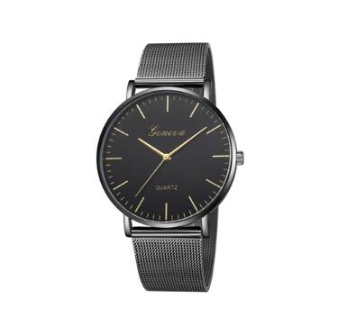 Men's & Women's Geneva Quartz Watch – Stainless Steel Classic Wristwatch