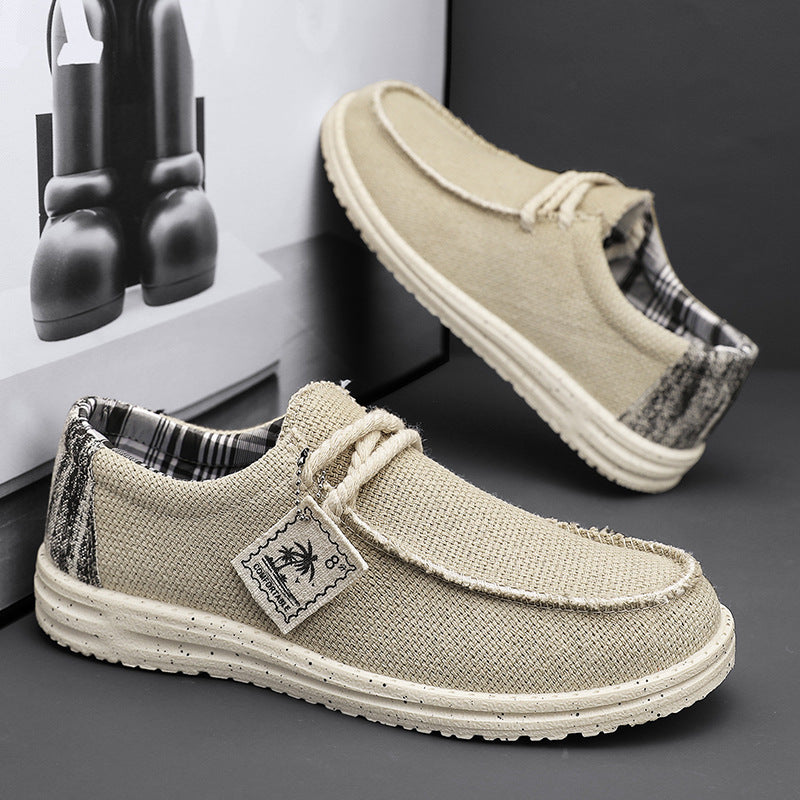 Herren Canvas Sneaker | Bequem Freizeit Schuhe Stilvoll