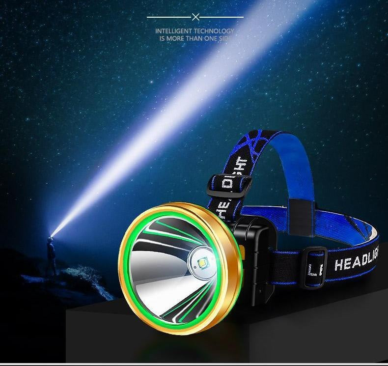 Ultrahelle Wasserdichte LED Stirnlampe | Wiederaufladbare Kopflampe