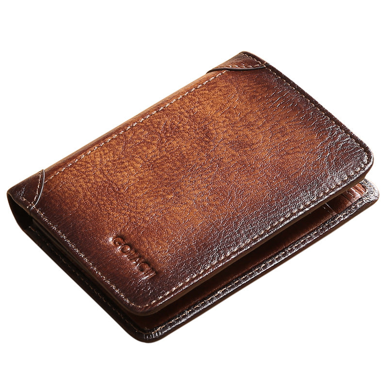 Men's Leather Wallet | Short | Multifunctional Wallet