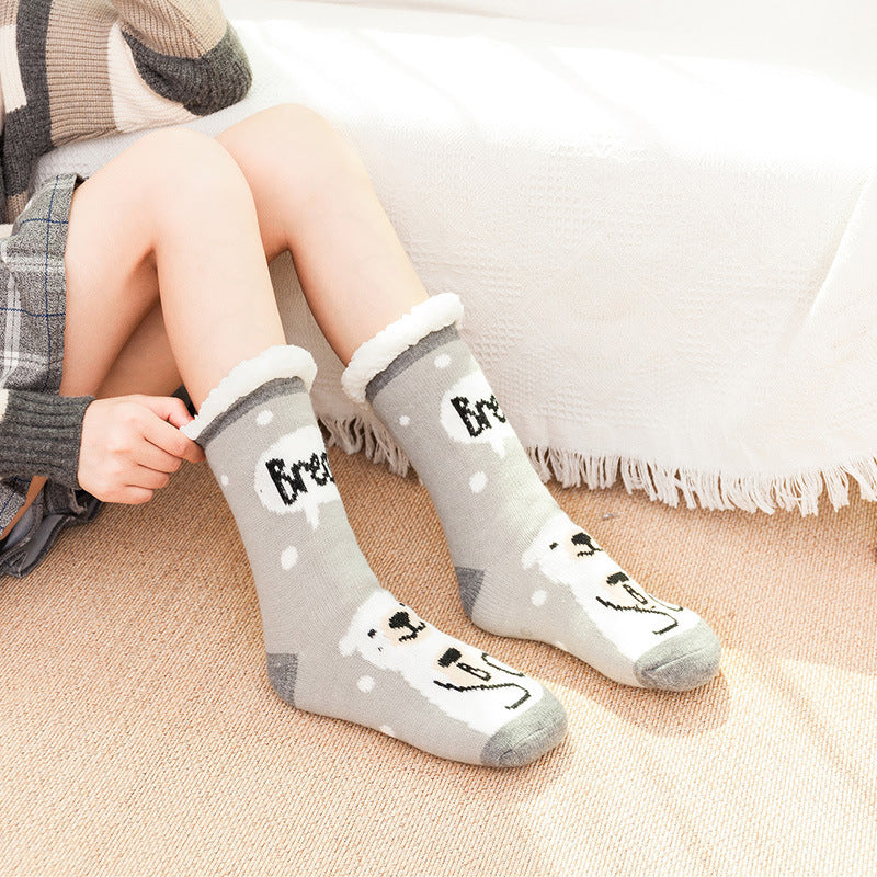 Women's Cozy Mid-Calf Socks | Warm Carpet Tube Socks