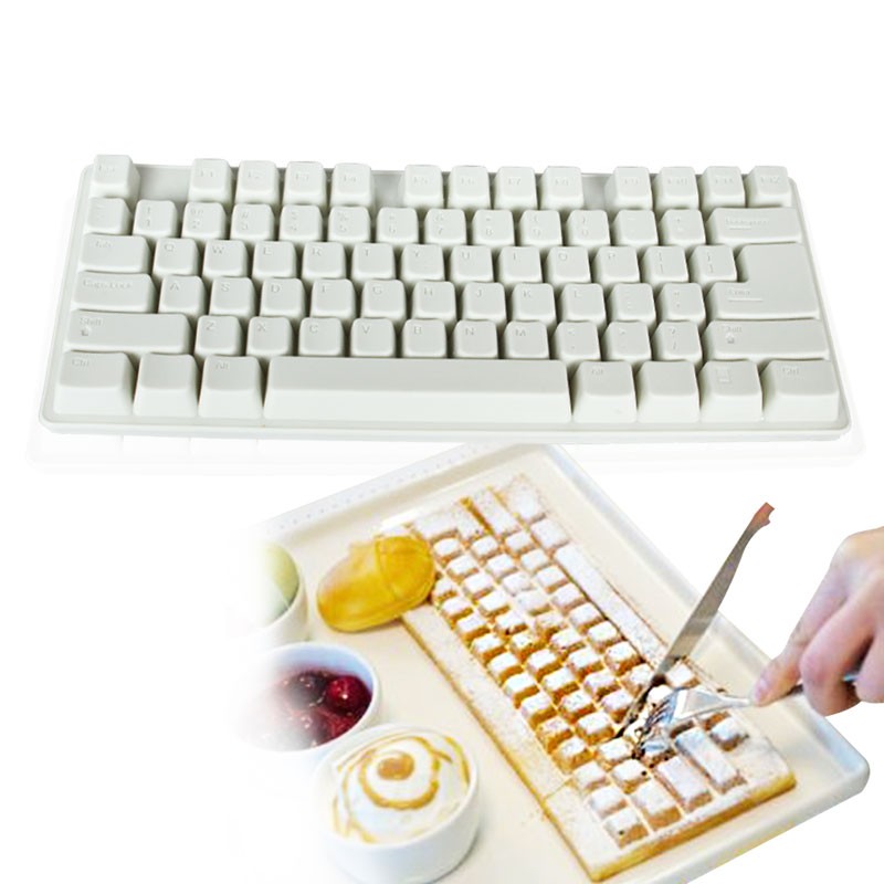 Tastatur Schokoladenform aus Silikon – Kreative Pralinen Backform