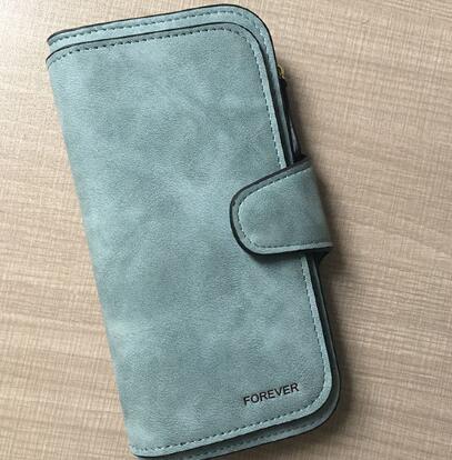 Women's Leather Long Wallet | Elegant Clutch with Card Slots