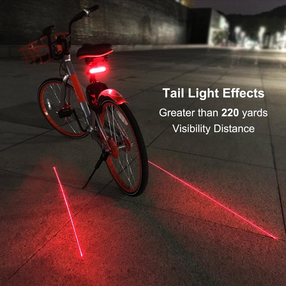 Smart LED Bike Taillight Wireless | USB Rechargeable Waterproof & Automatic