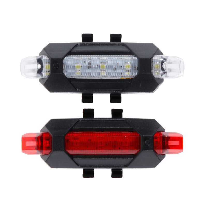 LED Bicycle Rear Light Bright | USB Rechargeable Waterproof & Non-Slip