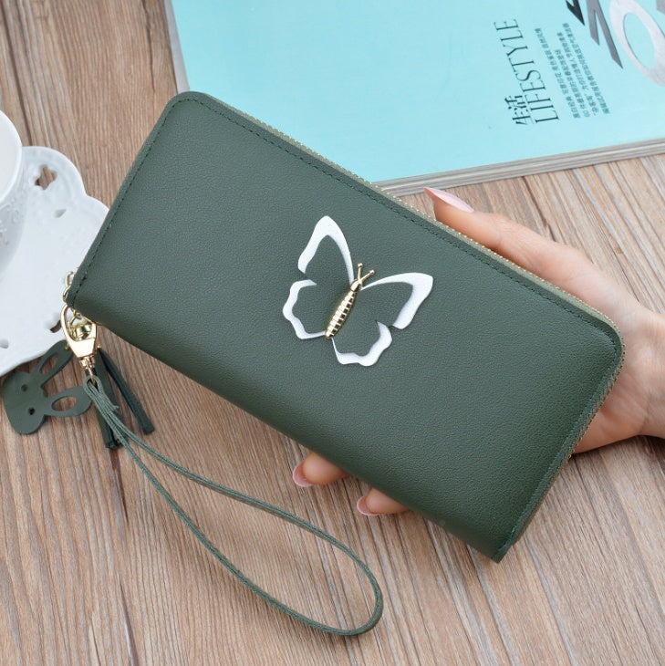 Women's Long Wallet | Elegant Zipper Purse