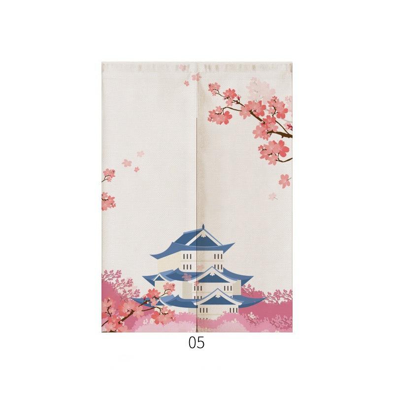 Japanese Noren Curtain | Ukiyo-e Modern Entrance Decor