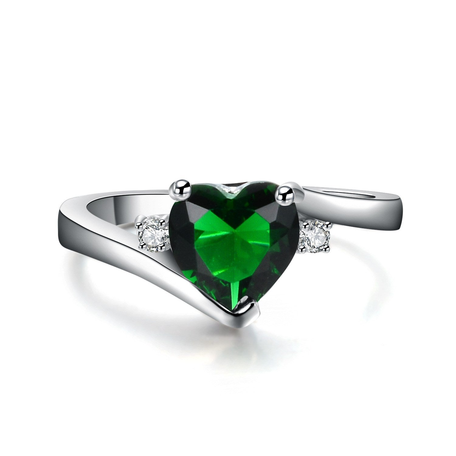 Bunter Zirkon-Liebesring (Farbiger Ring)