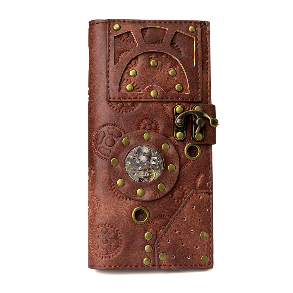 Steampunk Women's Wallet | Long Vintage Wallet
