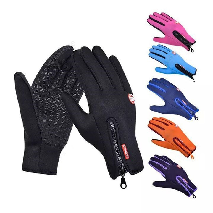 Winter Touchscreen Gloves Waterproof | Motorcycle & Outdoor Fleece Warm Non-slip