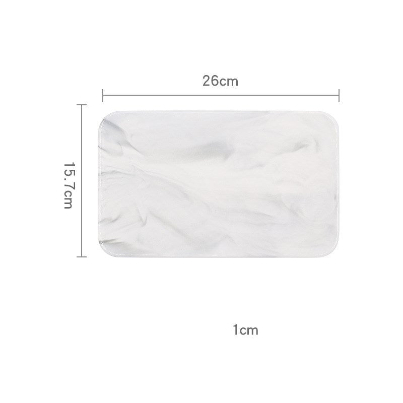 Nordic Marble Ceramic Tray – Elegant Serving Platter Premium
