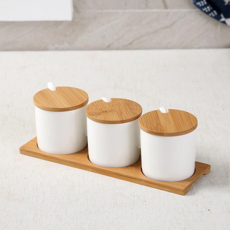 Premium Spice Jar Set – Salt and Spice Container Kitchen