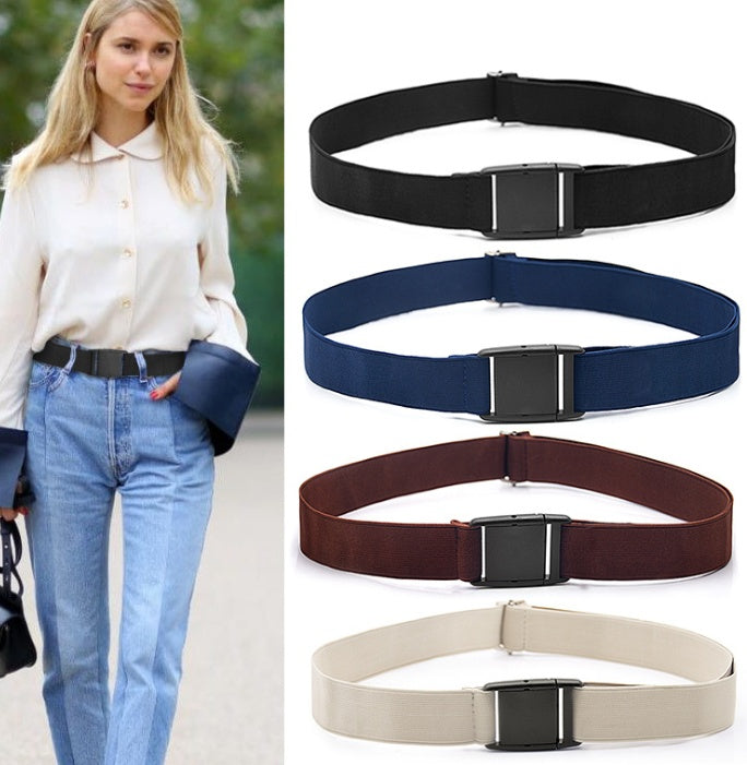 Invisible Stretch Belt for Women | Buckle-Free Elastic Comfort