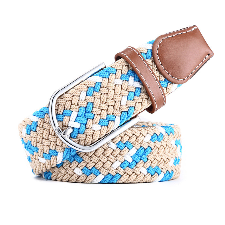 Canvas Stretch Belt Unisex | Woven Adjustable Durable Everyday