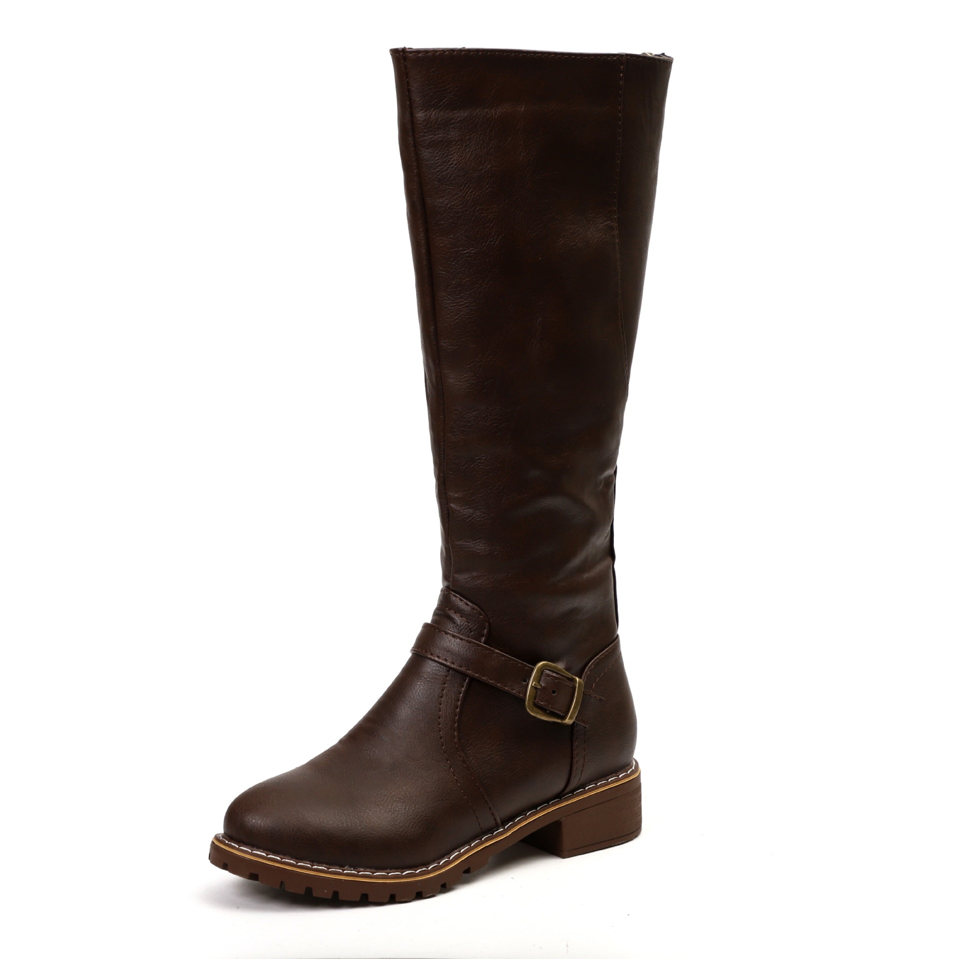 Damen Ritterstiefel | Elegante Kniehohe Boots mit Absatz