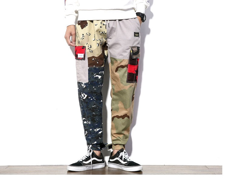 Men's Camouflage Trousers | Cargo Loose Fit Plus Size Elastic