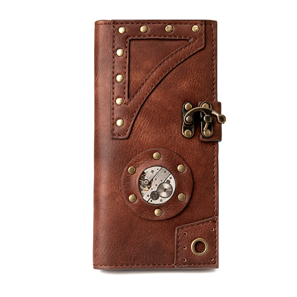 Steampunk Women's Wallet | Long Vintage Wallet
