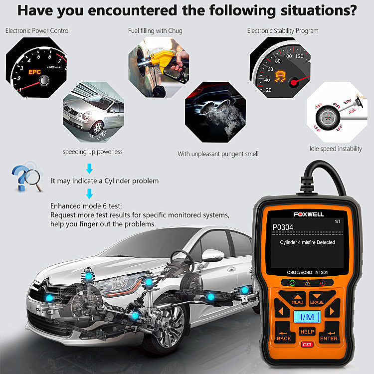 OBD2 Diagnostic Device Car Fault Code Scanner Diagnostic Tool universal