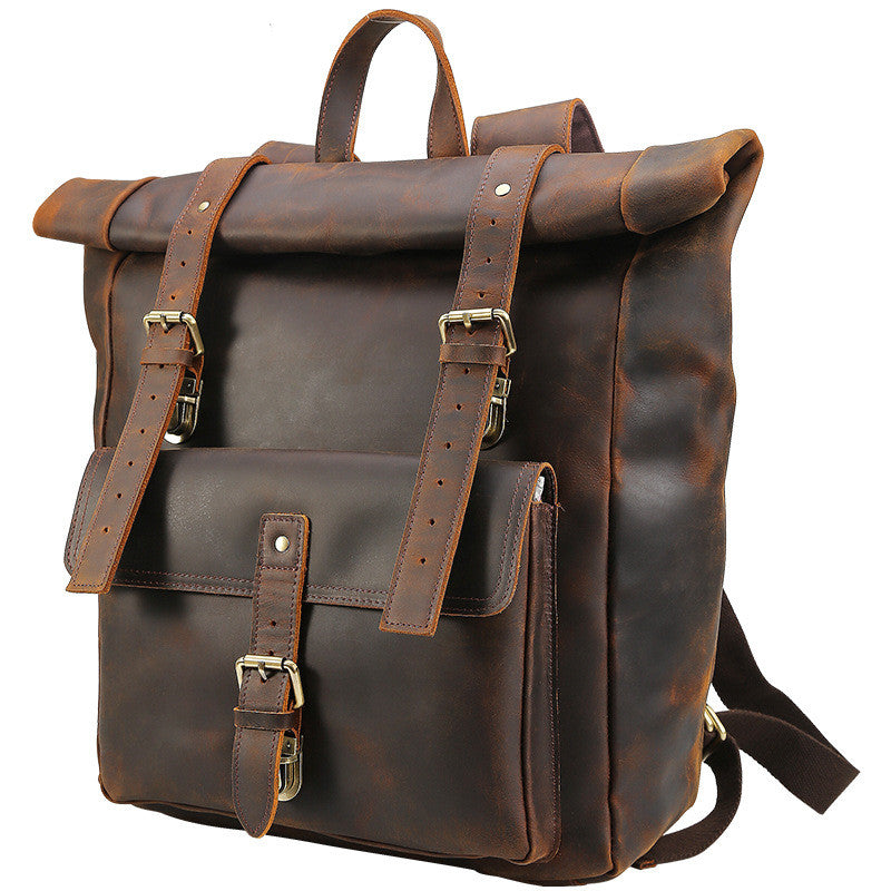 Leder Rucksack Herren | Vintage Crazy Horse Robust & Elegant