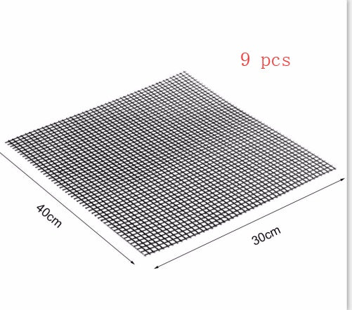3-Piece Set BBQ Grill Mats Non-Stick - Reusable Grill Liners