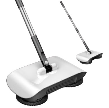 4-in-1 Manual Floor Sweeper - Sweeper, Broom, Mop & Dustpan