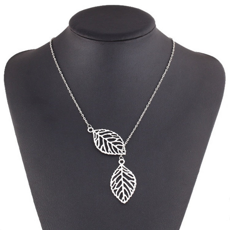 Elegant Leaf Necklace – Natural Women's Jewelry with Timeless Style