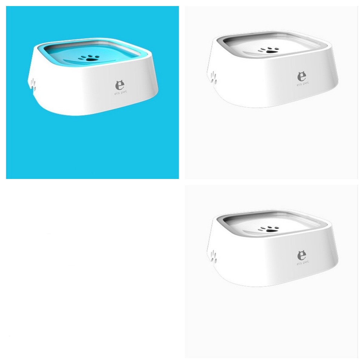 Pet Water Bowl for Dogs and Cats | Anti-Spill Slow Feeder 1.5L
