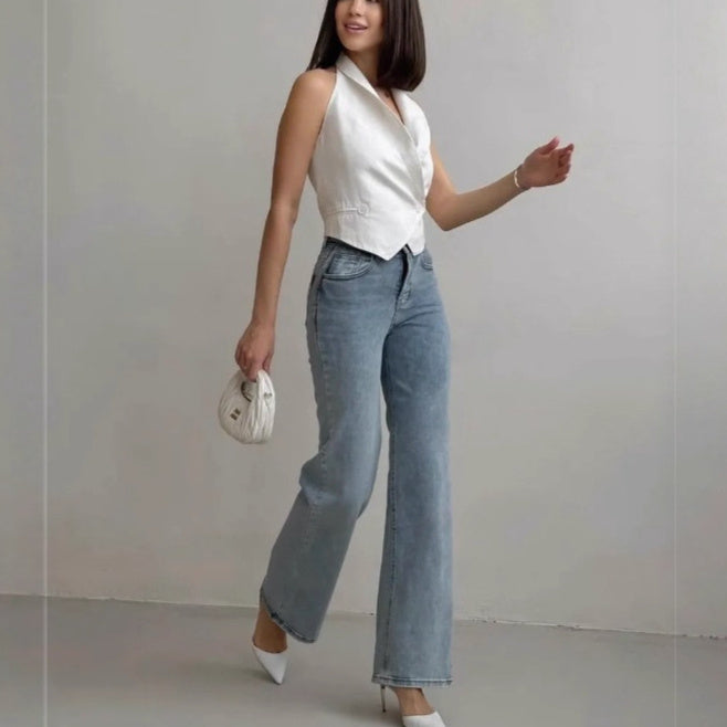 Women's Bell Bottoms Autumn | Elegant Flared Pants Modern Fit