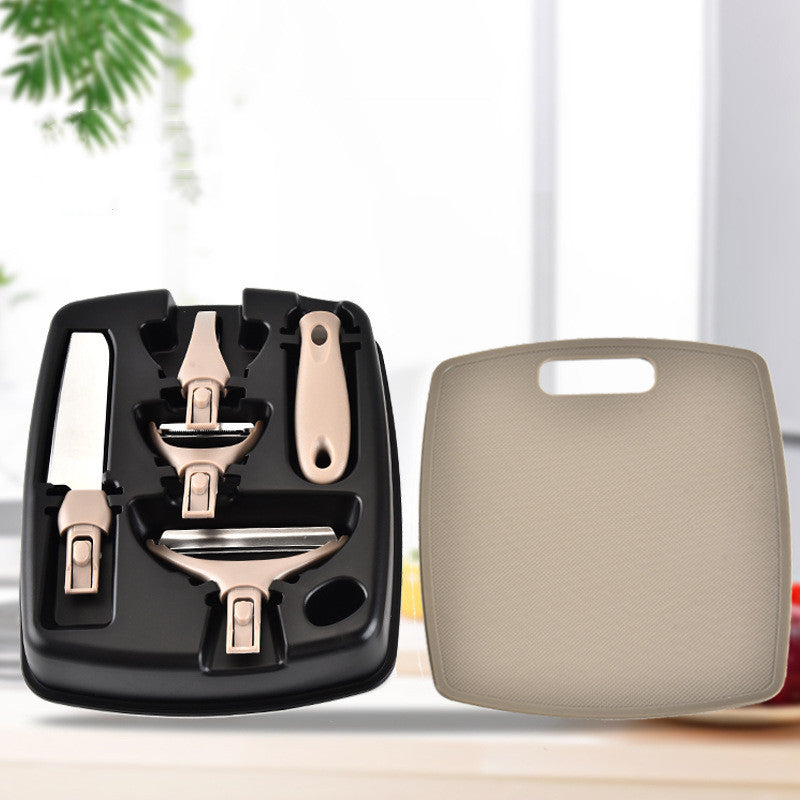 Kitchen Utensil Set 3-piece | Knife Peeler Cutting Board Kitchen