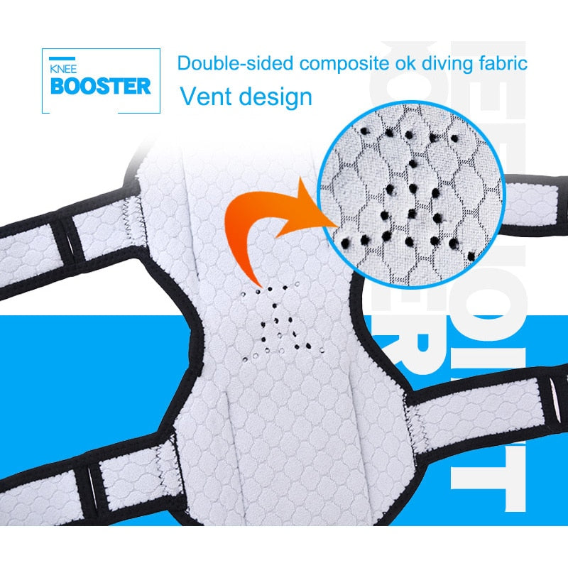 Knee Brace with Spring Support | Patella Booster Knee Brace Sports & Training