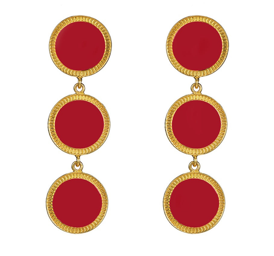 LOVE Statement Earrings - Punk Style Drop Earrings with Modern Design