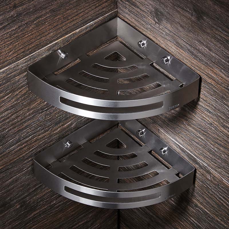 Corner shelf bathroom | no drilling | modern sturdy shower caddy