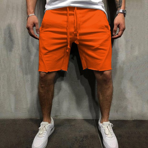 Men's Grey Gym Shorts – Athletic Summer Fitness Shorts