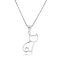 Sweet Cat Necklace in Korean Style - Minimalist & Elegant