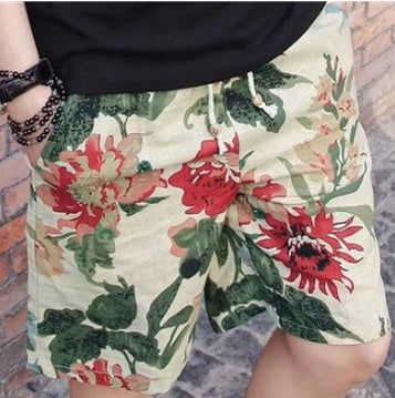 Men's Linen Beach Shorts – Airy Summer Casual Shorts