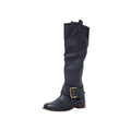 Women's Plus Size Boots | Elegant Block Heel Ankle Boots