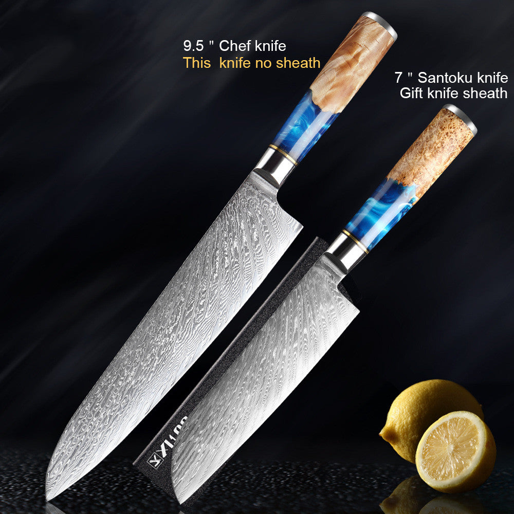 Professional Kitchen Knife Set | Chef Knife Cleaver Stainless Steel