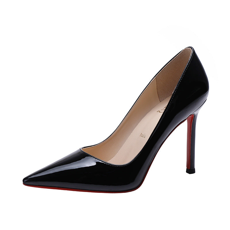 Nude Women's High Heels | Elegant Pumps with Side Cut-Out