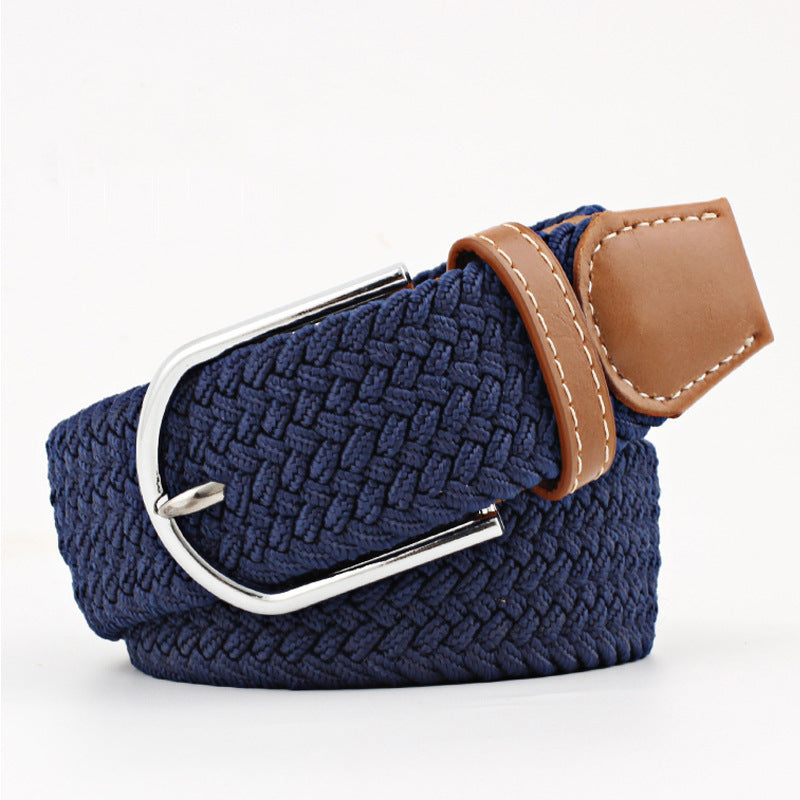 Canvas Stretch Belt Unisex | Woven Adjustable Durable Everyday