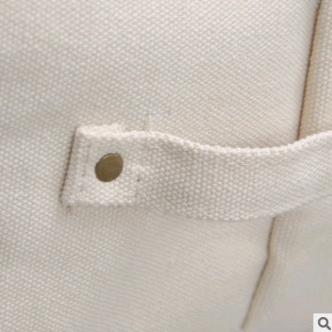 Canvas Storage Box Lid Zipper Clothes Organizer