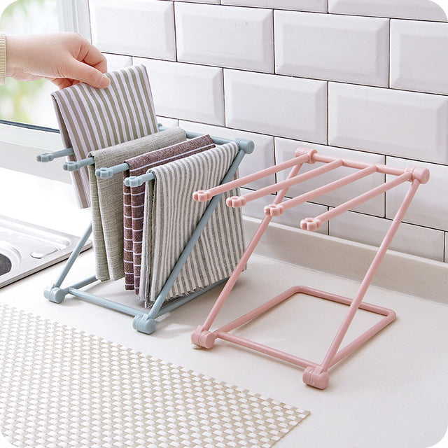 Foldable Kitchen Organizer | Space-Saving Dishcloth Holder