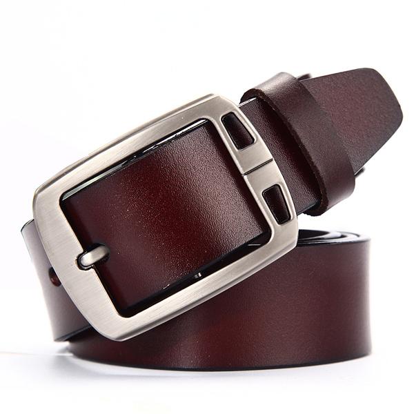 Herren Leder Gürtel Luxus Echtleder Elegant Klassisch Premium