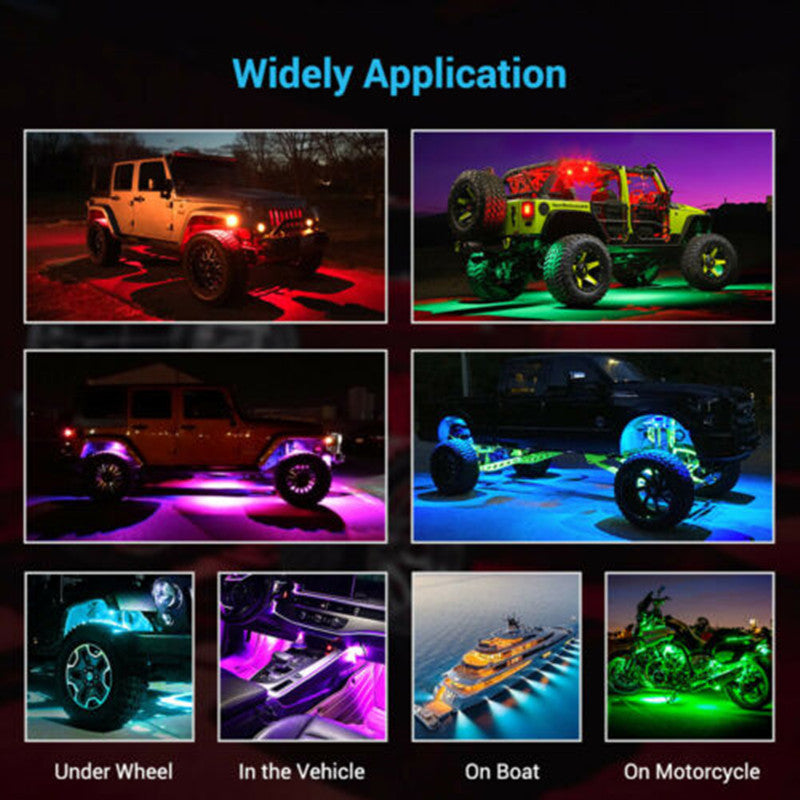 LED Car Light App Control | RGB Ambient Lighting Vehicle