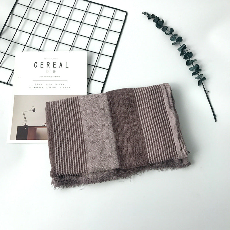 Men's scarf thin cashmere-like lightweight elegant modern style