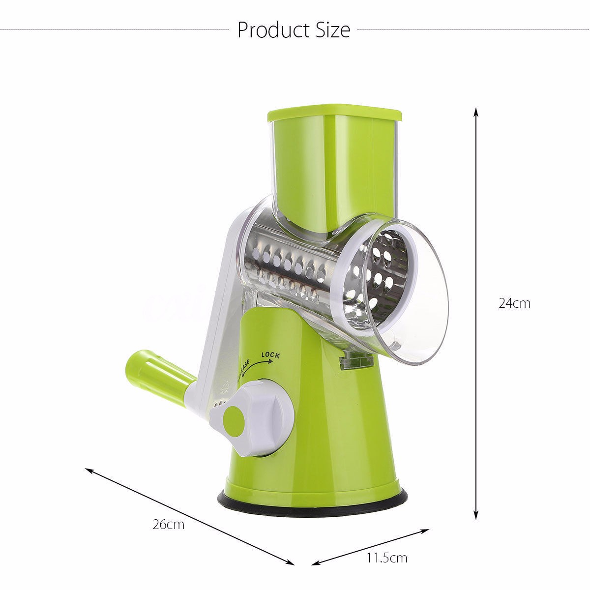 Round Mandoline Vegetable Slicer - Julienne Slicer Grater