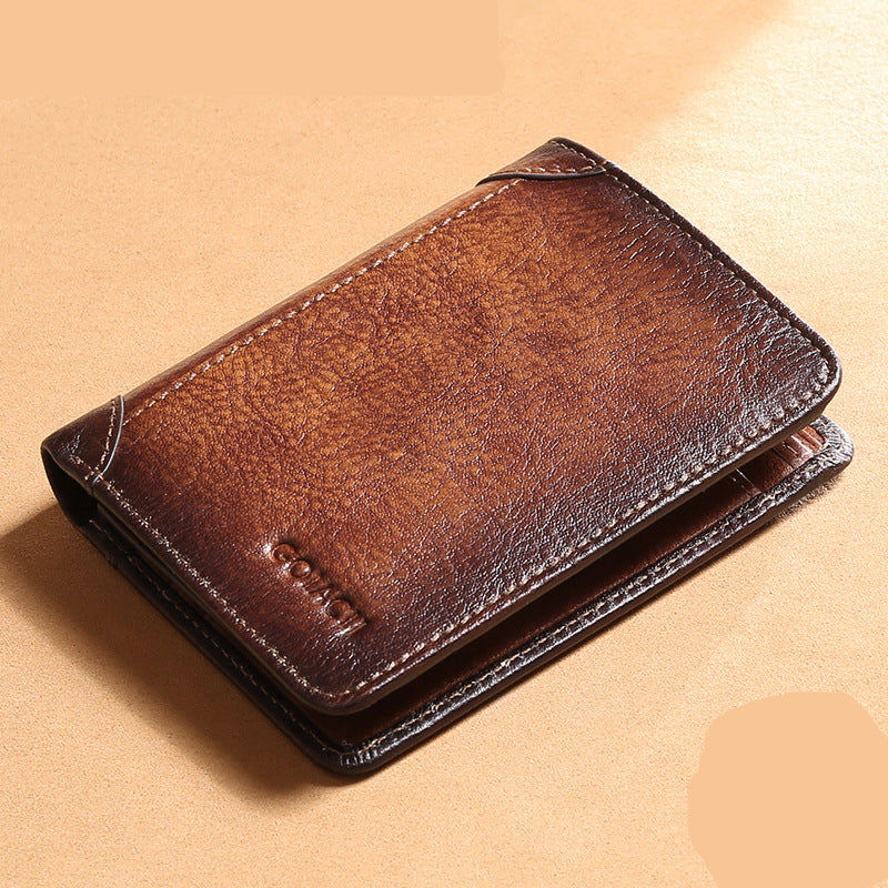 Men's Leather Wallet | Short | Multifunctional Wallet