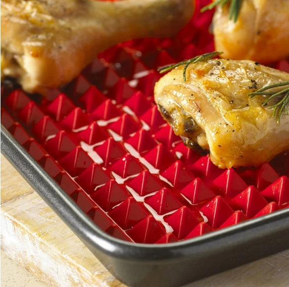 Antihaft Silikon Pyramiden Backmatte – Ofen & BBQ Grillmatte